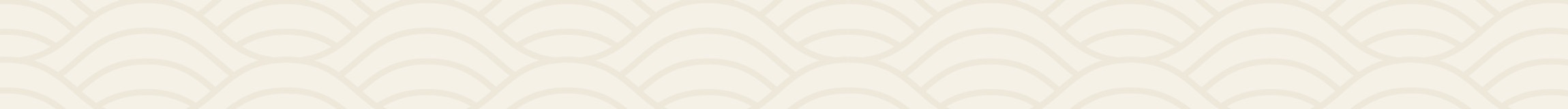 Seigaiha wave pattern in cream